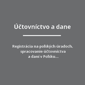 Registrácia na poľskych úradov, spracovanie dane